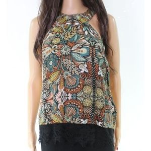 California Moonrise Green Floral Lace Print 